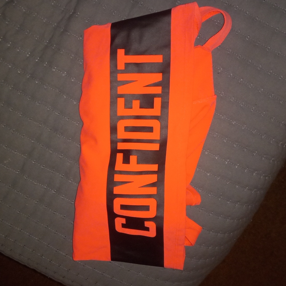 Fabletics X Demi Lovato coral tank top